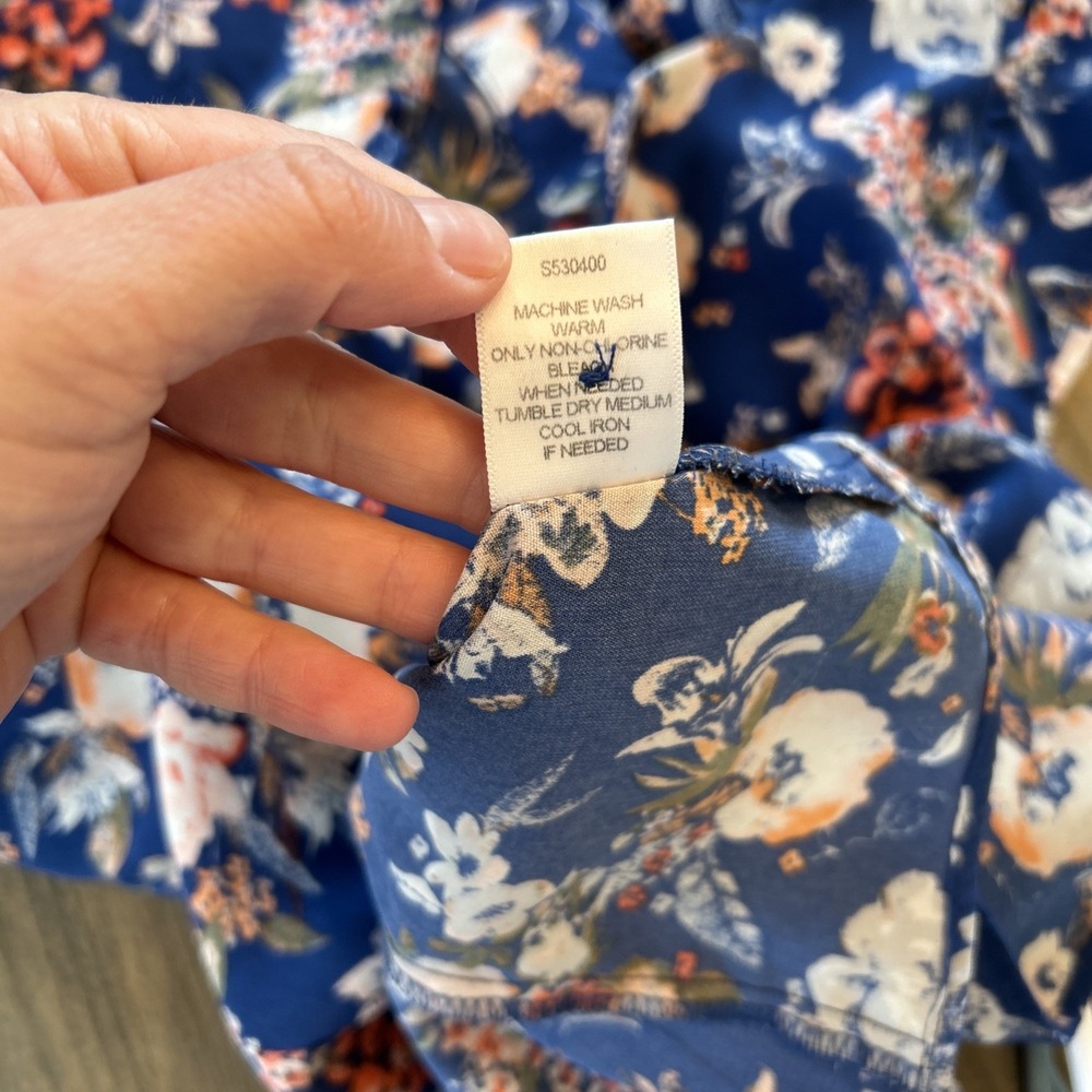 41 Hawthorne Women's Cottage Floral Whimsycore Top Size Large - Picture 7 of 7
